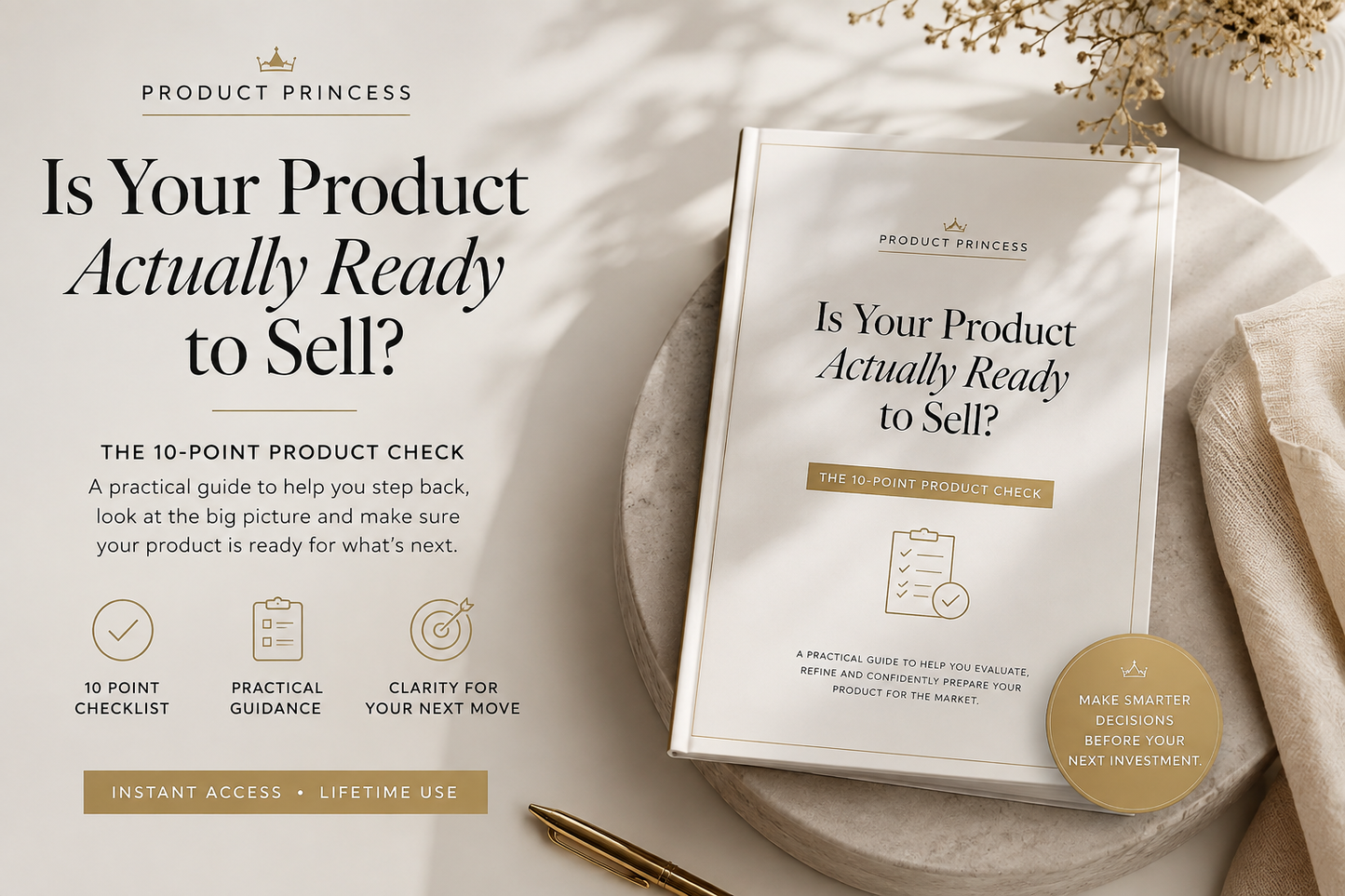 Is your product ready to sell?
