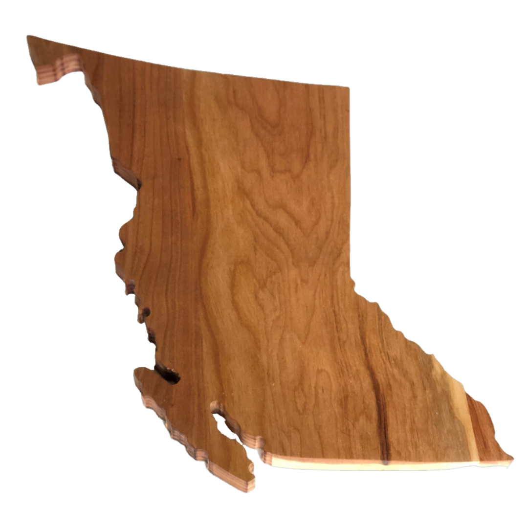 British Columbia Shaped Charcuterie Board