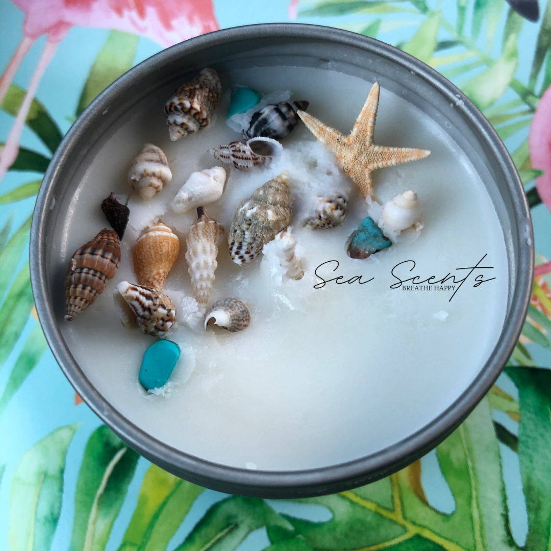 Sea Scents Candles ~ Bring the tropics to all your small spaces in style. Reusable diffusers with no toxic or harsh chemicals.