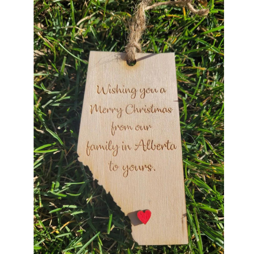 Alberta Family Christmas Ornament