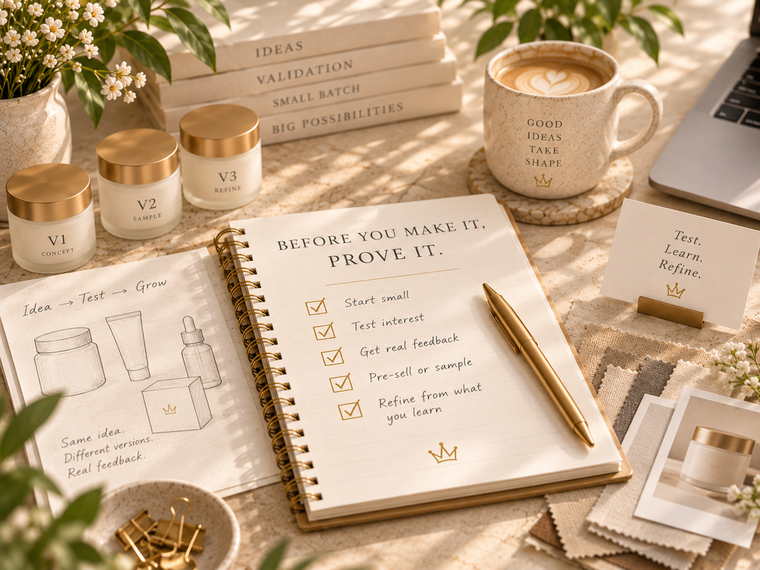 Before You Make It, Prove It.