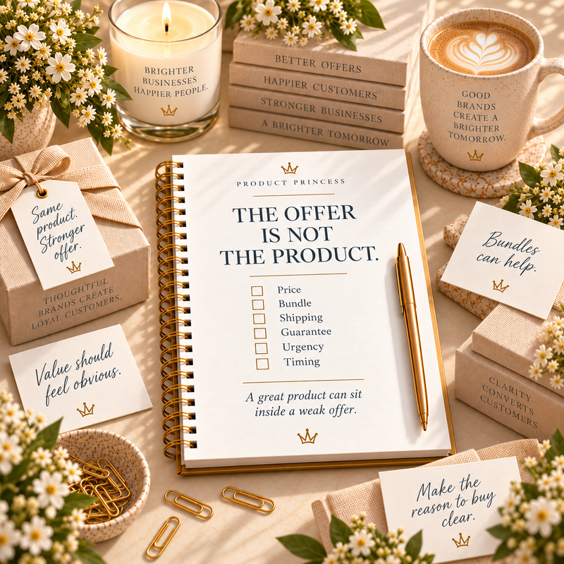 The Offer Is Not the Product.