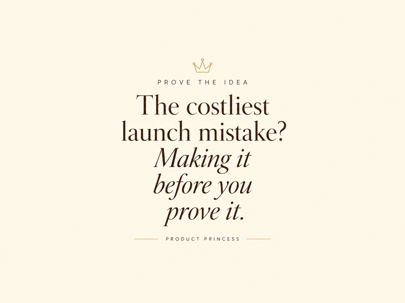 The Biggest Mistake Product Entrepreneurs Make Before They Launch
