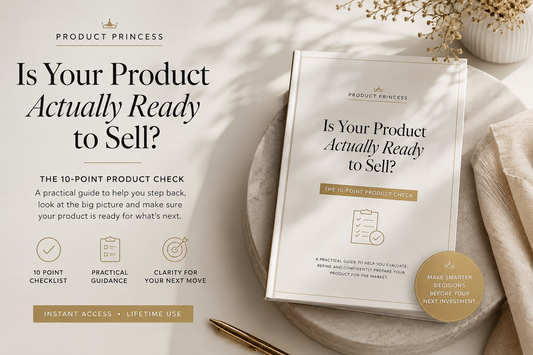 Is your product ready to sell?