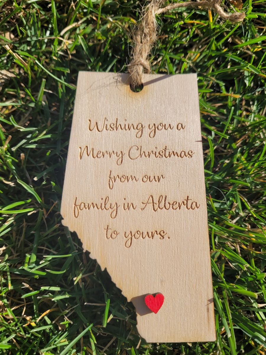 Alberta Family Christmas Ornament