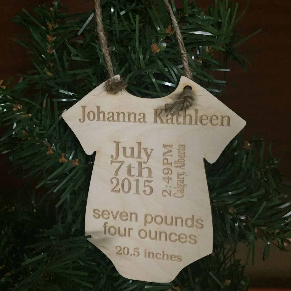 Onesie Ornament